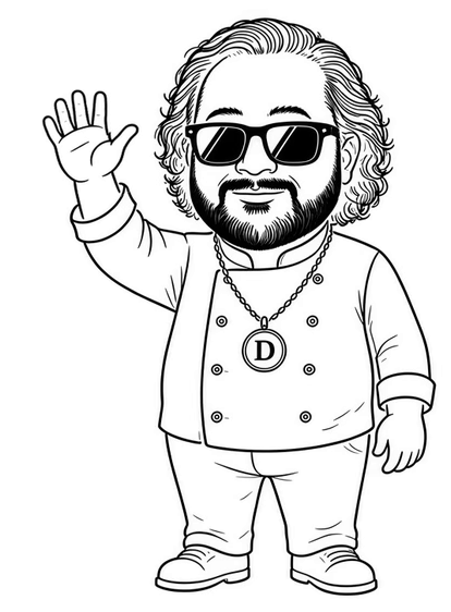 Chef Deniz waving hello